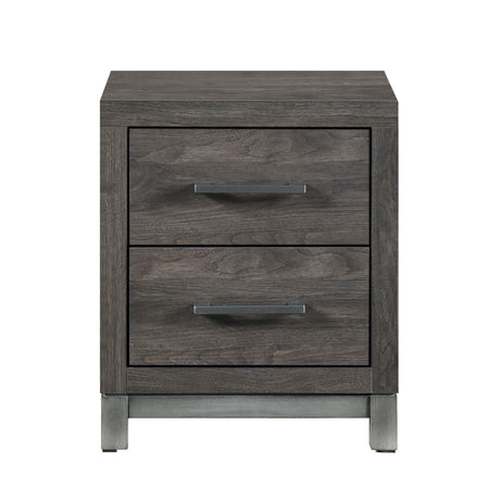 Zephyr Brownish Gray Nightstand by Homelegance at Eve Furniture