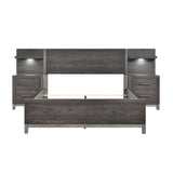 Zephyr Brownish Gray Wall Bedroom Set by Homelegance at Eve Furniture