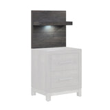 Zephyr Brownish Gray Wall Panel for Night Stand, 1-Piece by Homelegance at Eve Furniture