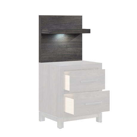 Zephyr Brownish Gray Wall Panel for Night Stand, 1-Piece by Homelegance at Eve Furniture