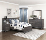 Zephyr Brownish Gray Wall Panel for Night Stand, 1-Piece by Homelegance at Eve Furniture