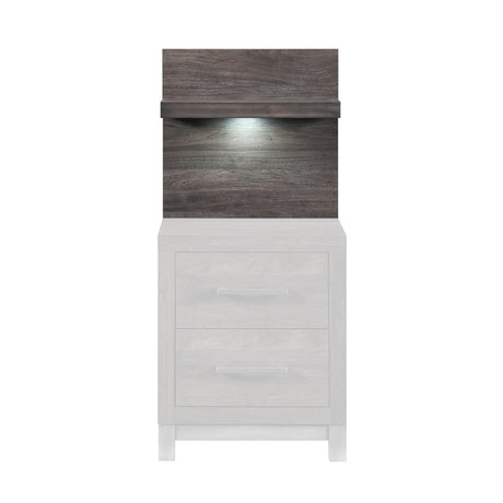 Zephyr Brownish Gray Wall Panel for Night Stand, 1-Piece by Homelegance at Eve Furniture