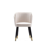 Zephyr Dining Chair in Cream by Manhattan Comfort at Eve Furniture