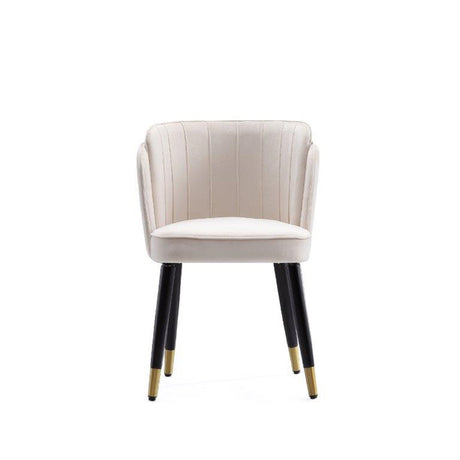 Zephyr Dining Chair in Cream by Manhattan Comfort at Eve Furniture