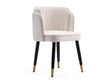 Zephyr Dining Chair in Cream by Manhattan Comfort at Eve Furniture