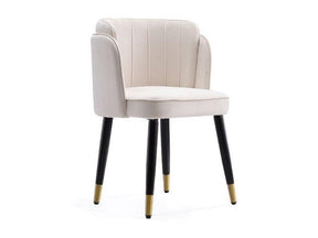 Zephyr Dining Chair in Cream by Manhattan Comfort at Eve Furniture