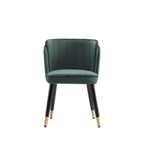 Zephyr Dining Chair in Hunter Green by Manhattan Comfort at Eve Furniture