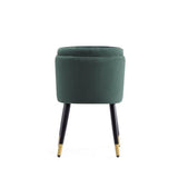 Zephyr Dining Chair in Hunter Green by Manhattan Comfort at Eve Furniture