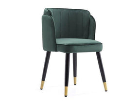 Zephyr Dining Chair in Hunter Green by Manhattan Comfort at Eve Furniture