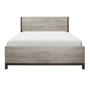 Zephyr Light Gray California King Panel Bed by Homelegance at Eve Furniture