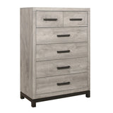 Zephyr Light Gray Chest by Homelegance at Eve Furniture