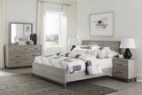 Zephyr Light Gray King Panel Bed by Homelegance at Eve Furniture