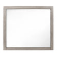 Zephyr Light Gray Mirror (Mirror Only) by Homelegance at Eve Furniture