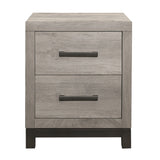 Zephyr Light Gray Nightstand by Homelegance at Eve Furniture