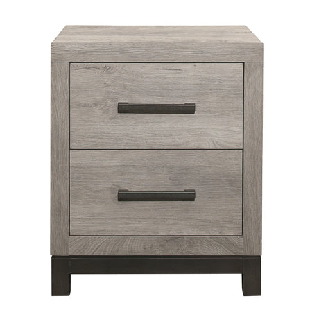 Zephyr Light Gray Nightstand by Homelegance at Eve Furniture