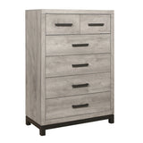 Zephyr Light Gray Panel Bedroom Set by Homelegance at Eve Furniture