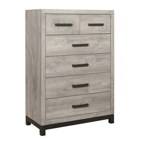 Zephyr Light Gray Panel Bedroom Set by Homelegance at Eve Furniture