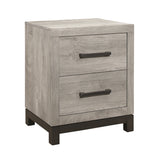 Zephyr Light Gray Panel Bedroom Set by Homelegance at Eve Furniture