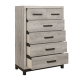 Zephyr Light Gray Youth Wall Bedroom Set by Homelegance at Eve Furniture