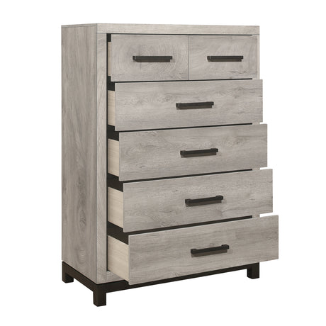 Zephyr Light Gray Youth Wall Bedroom Set by Homelegance at Eve Furniture