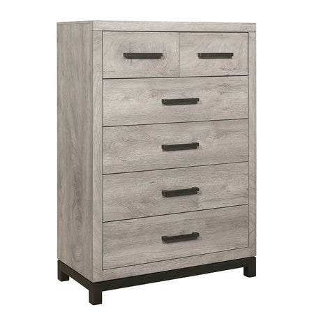 Zephyr Light Gray Youth Wall Bedroom Set by Homelegance at Eve Furniture