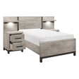 Zephyr Light Gray Youth Wall Bedroom Set by Homelegance at Eve Furniture