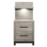 Zephyr Light Gray Youth Wall Bedroom Set by Homelegance at Eve Furniture