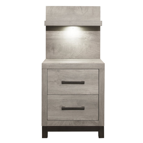 Zephyr Light Gray Youth Wall Bedroom Set by Homelegance at Eve Furniture