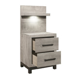 Zephyr Light Gray Youth Wall Bedroom Set by Homelegance at Eve Furniture