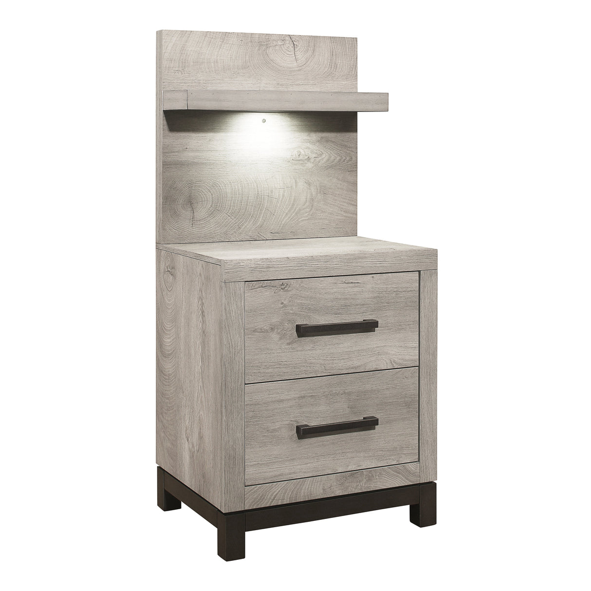 Zephyr Light Gray Youth Wall Bedroom Set by Homelegance at Eve Furniture