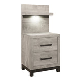 Zephyr Light Gray Youth Wall Bedroom Set by Homelegance at Eve Furniture