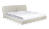 Zeppelin King Bed - Light Grey by Moe's Home at Eve Furniture