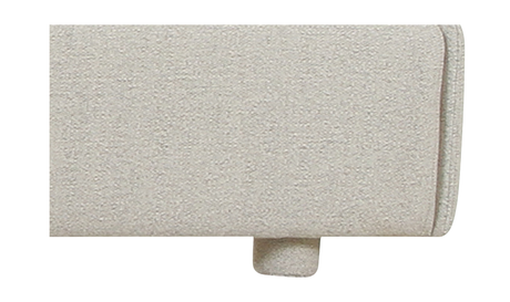 Zeppelin King Bed - Light Grey by Moe's Home at Eve Furniture
