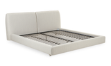 Zeppelin King Bed - Light Grey by Moe's Home at Eve Furniture