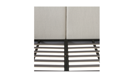 Zeppelin King Bed - Light Grey by Moe's Home at Eve Furniture