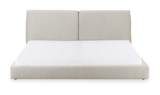 Zeppelin King Bed - Light Grey by Moe's Home at Eve Furniture