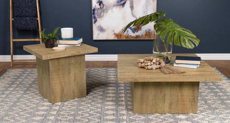 Zetta Mango Square Engineered Wood End Table by Coaster at Eve Furniture