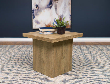 Zetta Mango Square Engineered Wood End Table by Coaster at Eve Furniture