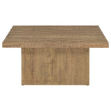 Zetta Square Engineered Wood Coffee Table Mango