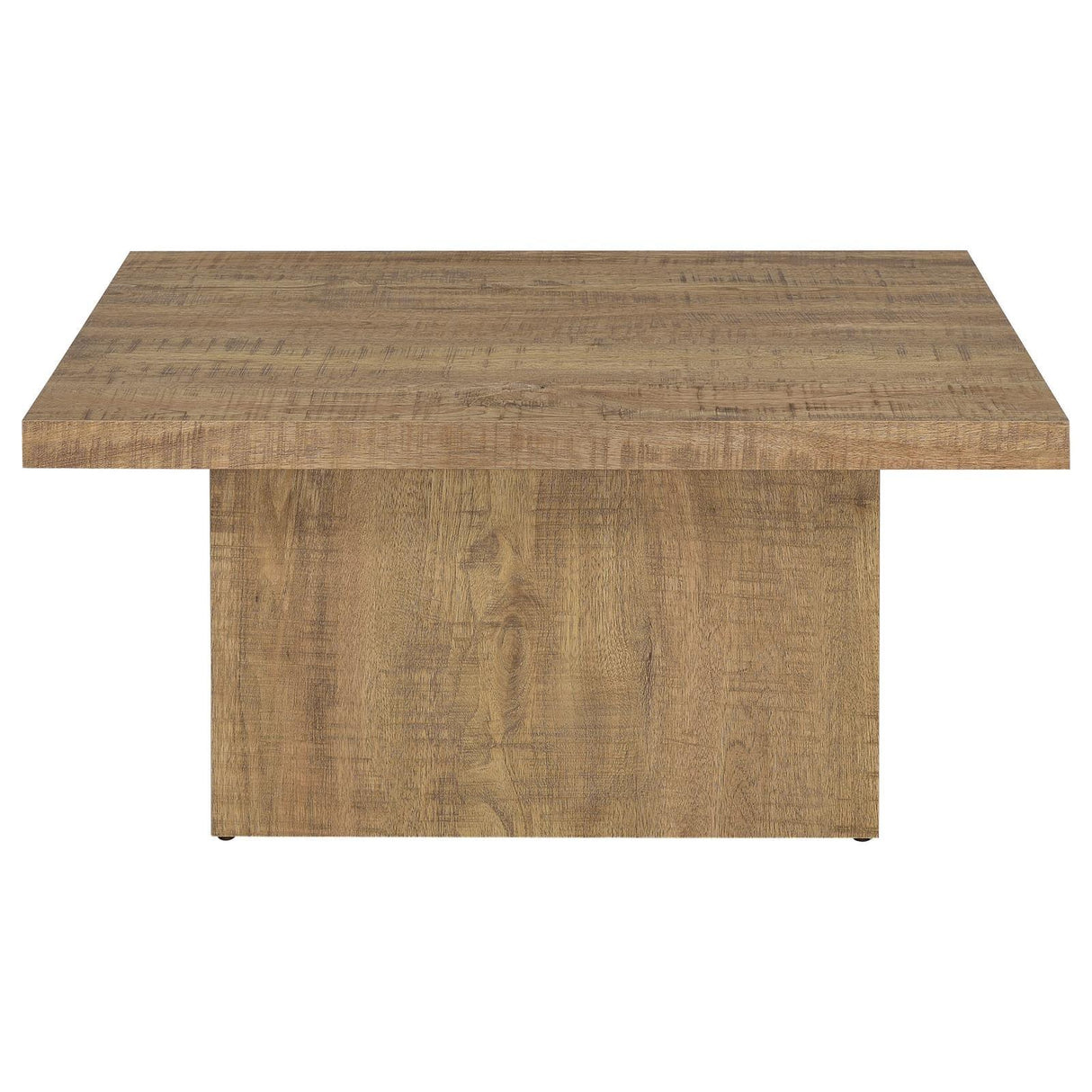 Zetta Square Engineered Wood Coffee Table Mango by Coaster at Eve Furniture