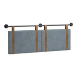 Zeva Floating Queen Headboard Gray