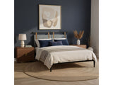 Zeva Floating Queen Headboard Gray
