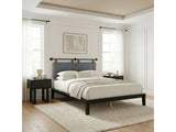Zeva Floating Queen Headboard Gray