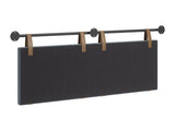 Zeva Floating Queen Headboard Gray