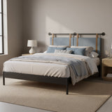 Zeva Gray Floating Queen Headboard by Zuomod at Eve Furniture
