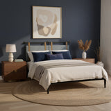 Zeva Gray Floating Queen Headboard by Zuomod at Eve Furniture