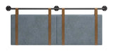 Zeva Gray Floating Queen Headboard by Zuomod at Eve Furniture