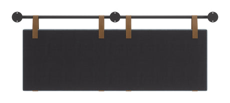 Zeva Gray Floating Queen Headboard by Zuomod at Eve Furniture