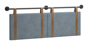 Zeva Gray Floating Queen Headboard by Zuomod at Eve Furniture