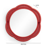 Zeva Round Wall Mirror by TOV Furniture at Eve Furniture